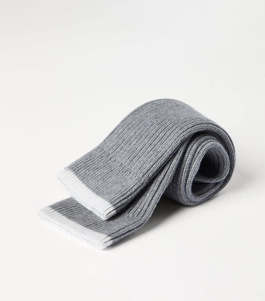 Brunello Cucinelli cotton ribbed socks, imported from the UK