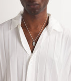 The Ouze sterling silver hallmark necklace, imported from the UK