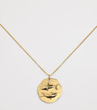 Monica Vinader Gold Vermeil Pisces Necklace, UK version