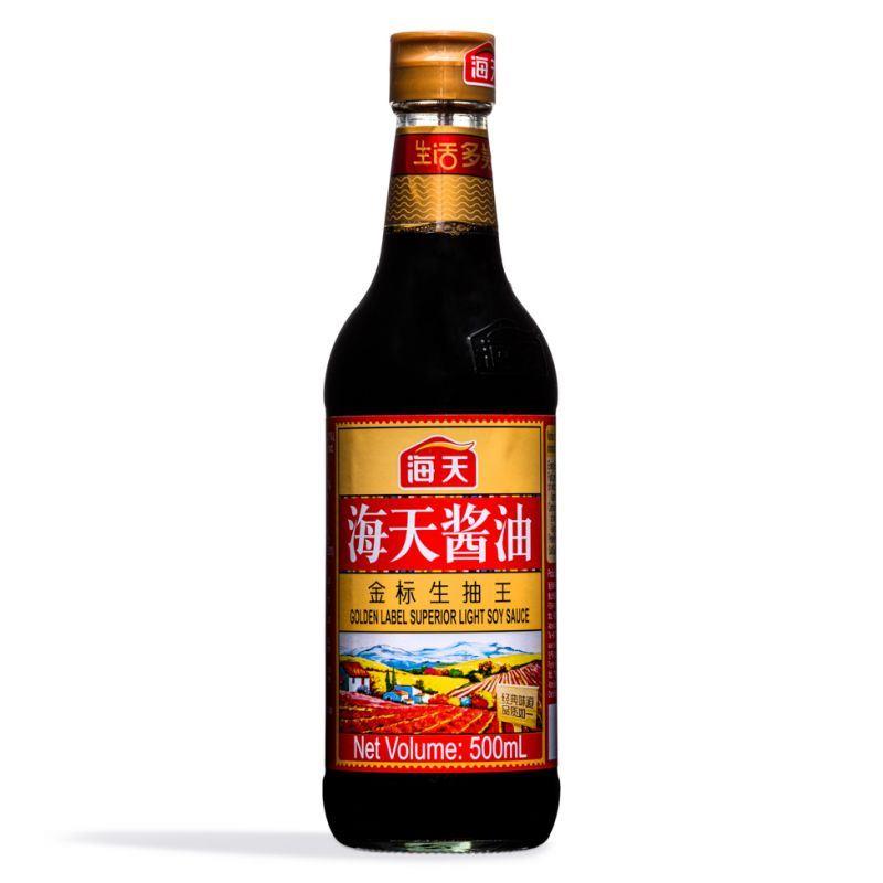 Haday Golden Label superior light soy sauce, UK version