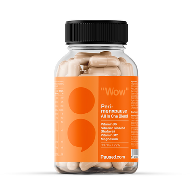 Holland & Barrett Paused Perimenopause All In One Blend Perimenopause Support Supplement, 60 Capsules- Buy online at McGrocer
