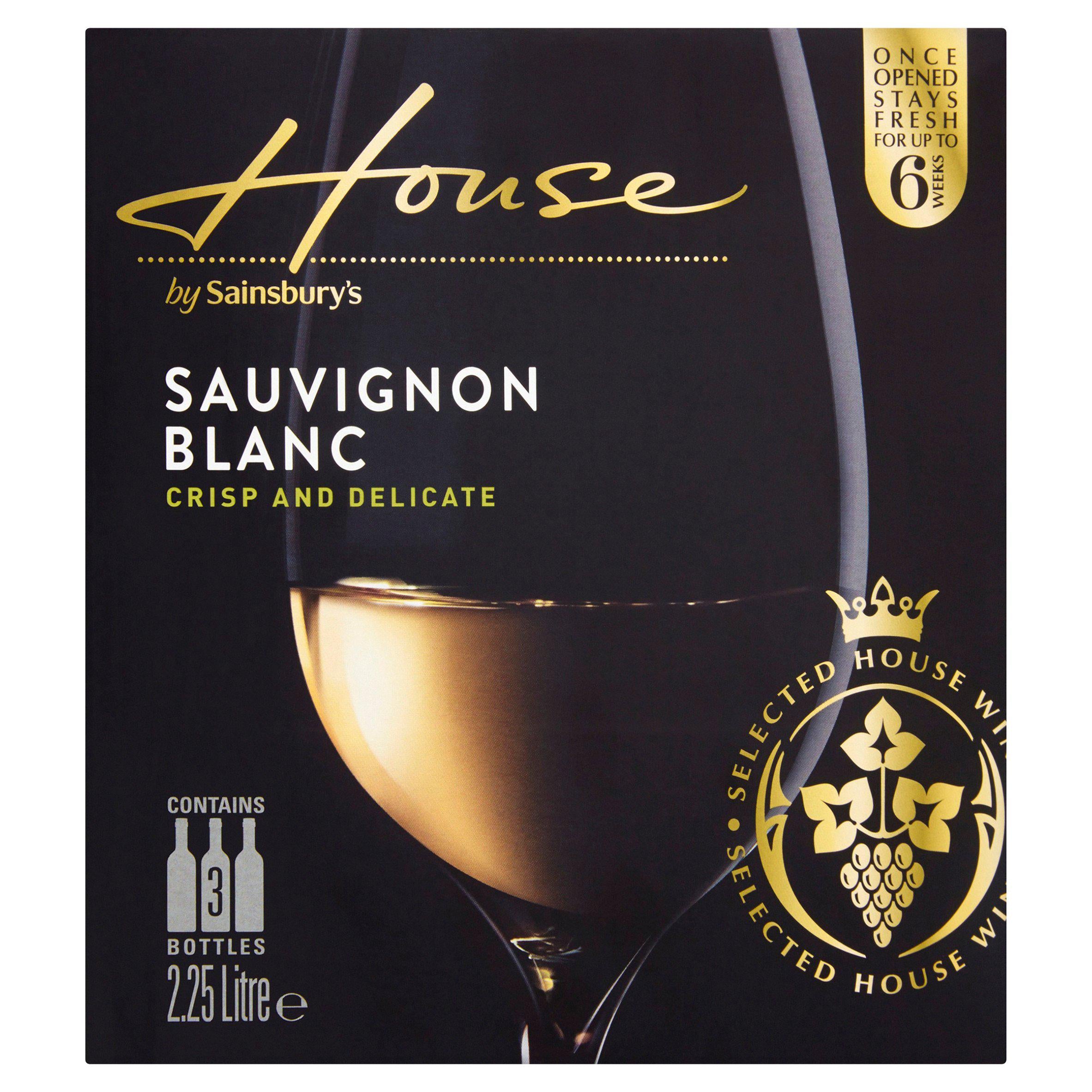 Sainsbury's House Sauvignon Blanc 2.25L GOODS Sainsburys   