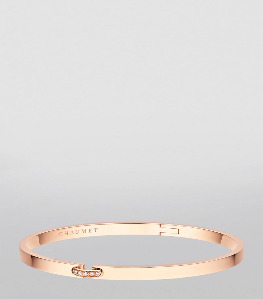 Chaumet rose gold and diamond bracelet Liens Évidence - British product