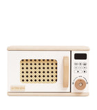 Le Toy Van wooden microwave toy with rotating plate - British product