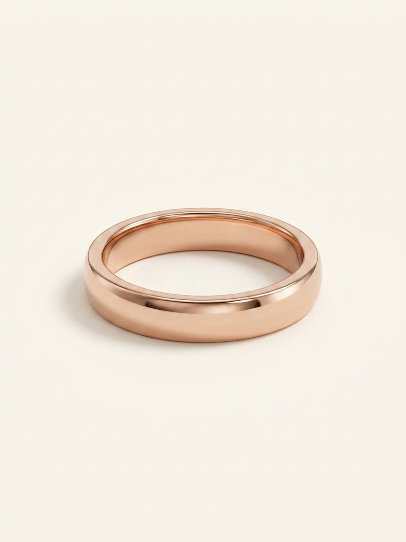 Cartier C de Cartier rose gold ring 4mm, UK version