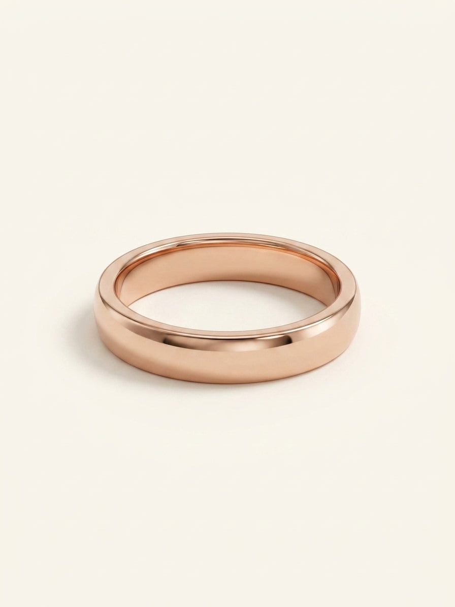 Cartier C de Cartier rose gold ring 4mm, UK version