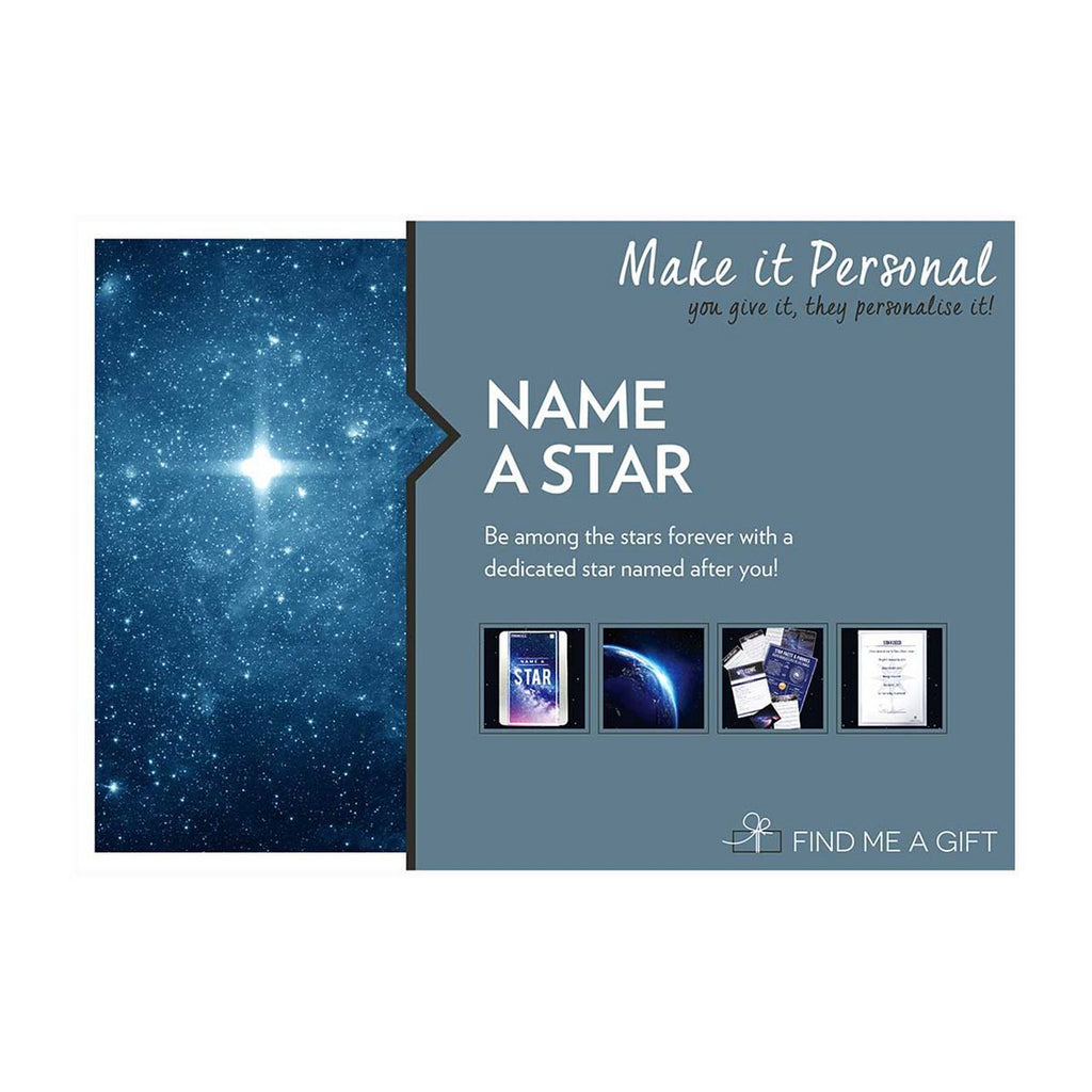 Find Me a Gift Name a Star Gift Voucher