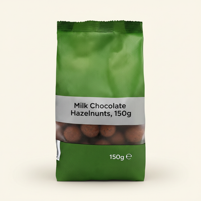 Holland & Barrett Holland & Barrett No Added Sugar Milk Chocolate Hazelnuts 150g- Buy online at McGrocer
