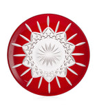 Waterford Lismore Red decorative crystal plate 30cm (British brand)