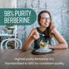 VitaBright Berberine HCL supplement 98% purity 90 capsules (British brand)