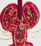 Harrods jewelled lobster tree decoration, imported from the UK