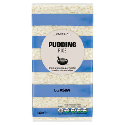 ASDA pudding rice 500g - British product