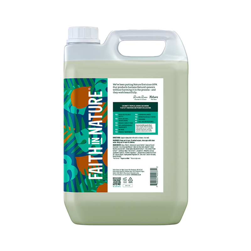 Faith in Nature Coconut Body Wash 5L