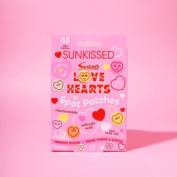 Sunkissed Love Hearts spot patches 48 pcs, UK version