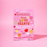 Sunkissed Love Hearts spot patches 48 pcs, UK version
