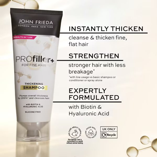 John Frieda Volume Profiller+ shampoo 250ml (British brand)