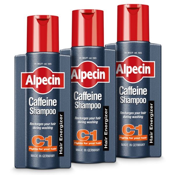 Alpecin Caffeine Shampoo C1 3x 250ml | Prevents Hair Loss GOODS Superdrug   