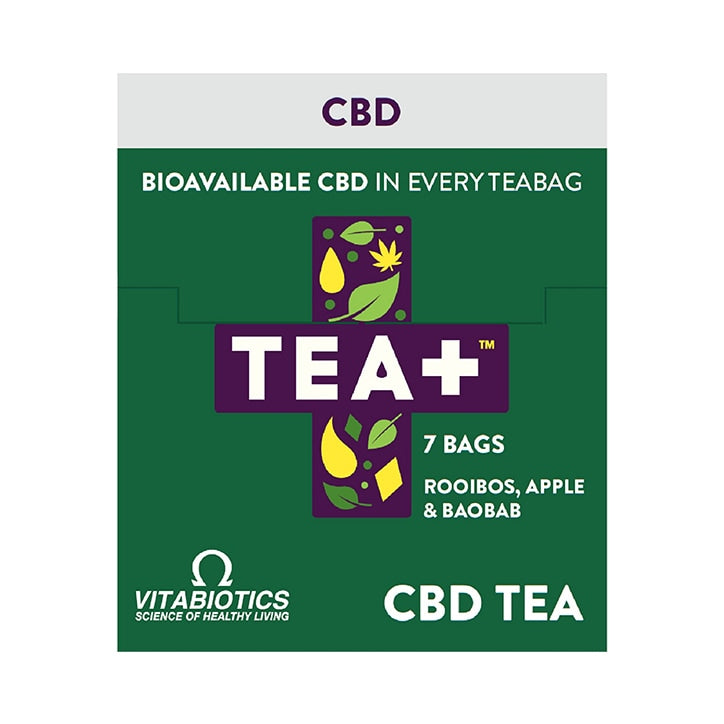 TEA + CBD Apple & Baobab Infused Tea 7 Bags GOODS Holland&Barrett