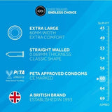 EXS Magnum condoms large size 48 pack - British product