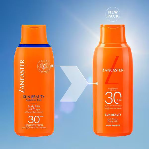 Lancaster Sun Beauty Body Milk SPF50 175ml, UK version