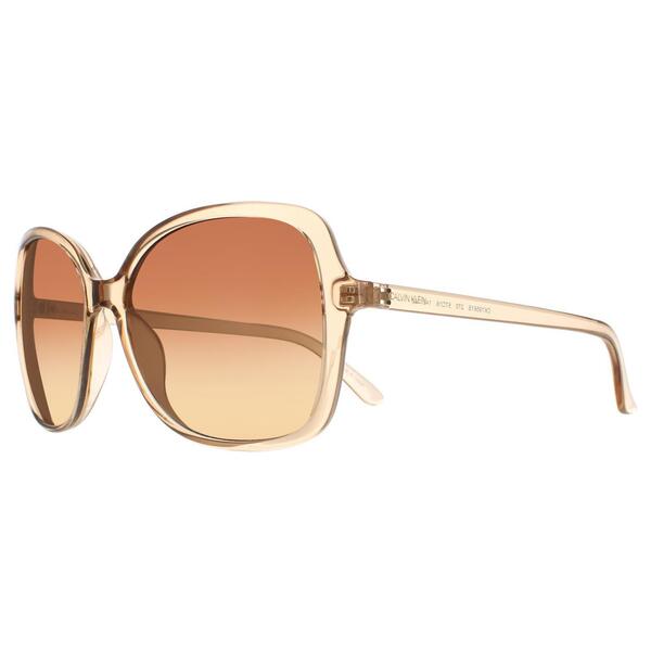 Calvin Klein CK19561S beige gradient women sunglasses, UK version