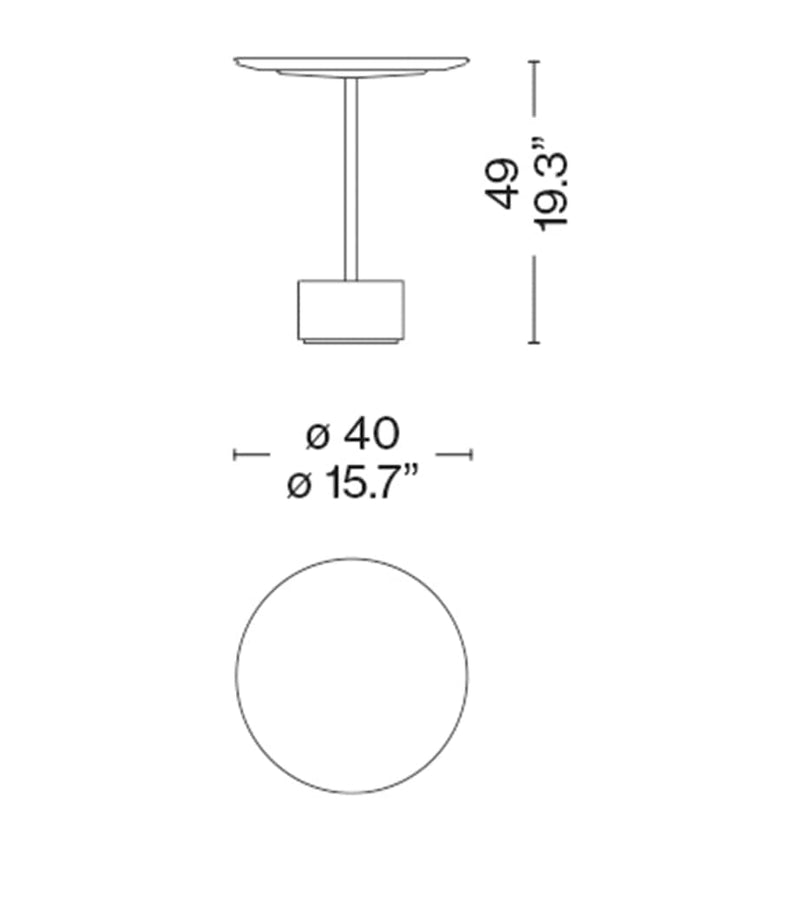 Cassina marble 9 occasional table, imported from the UK