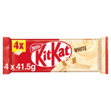 KitKat 4 Finger White Chocolate Bar Multipack x4 41.5g GOODS Sainsburys   