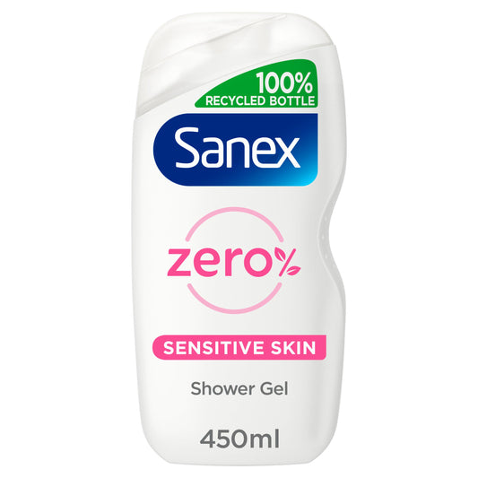 Sanex Zero% Sensitive Skin Shower Gel 450ml Sanex Sainsburys   