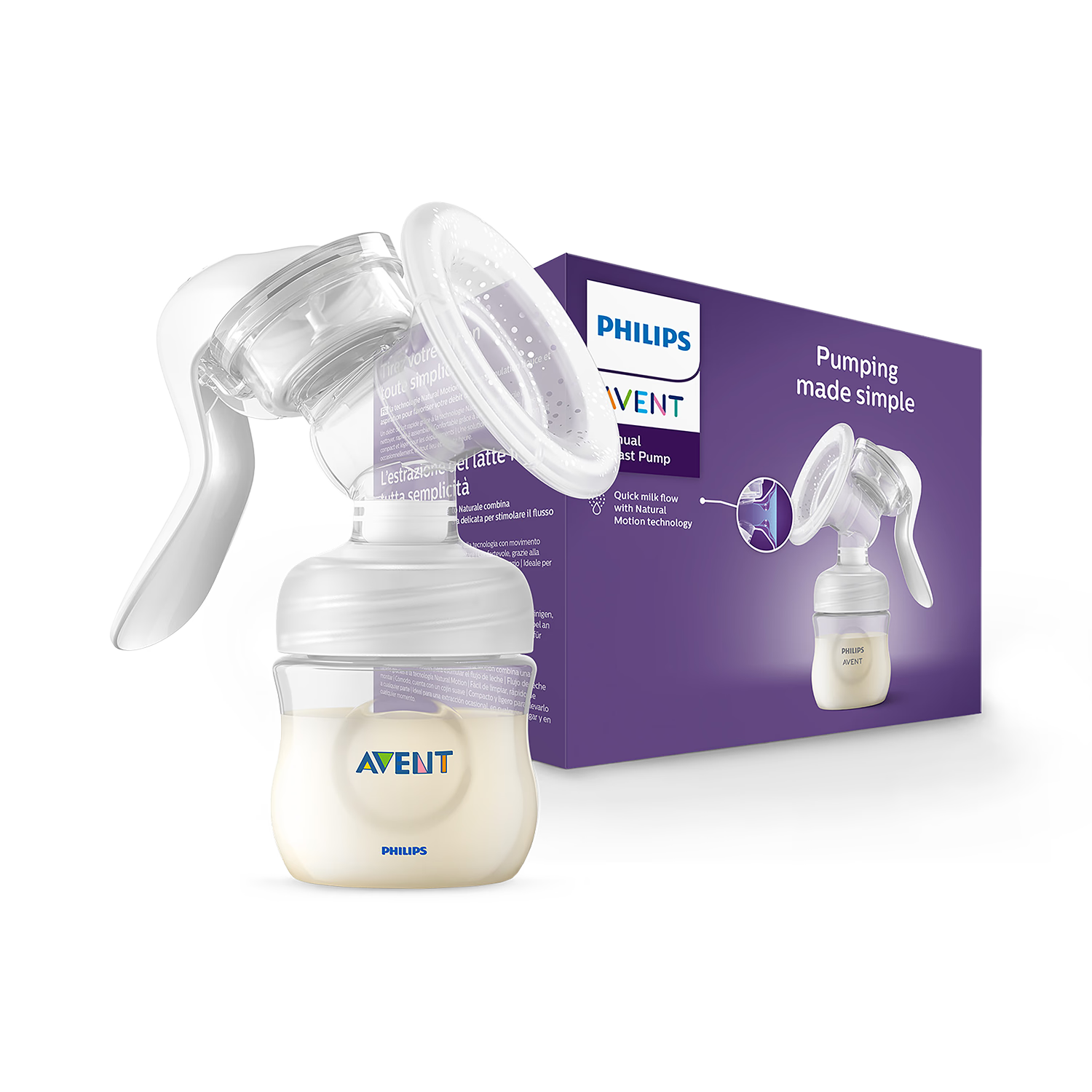 Philips Avent manual breast pump, imported from the UK