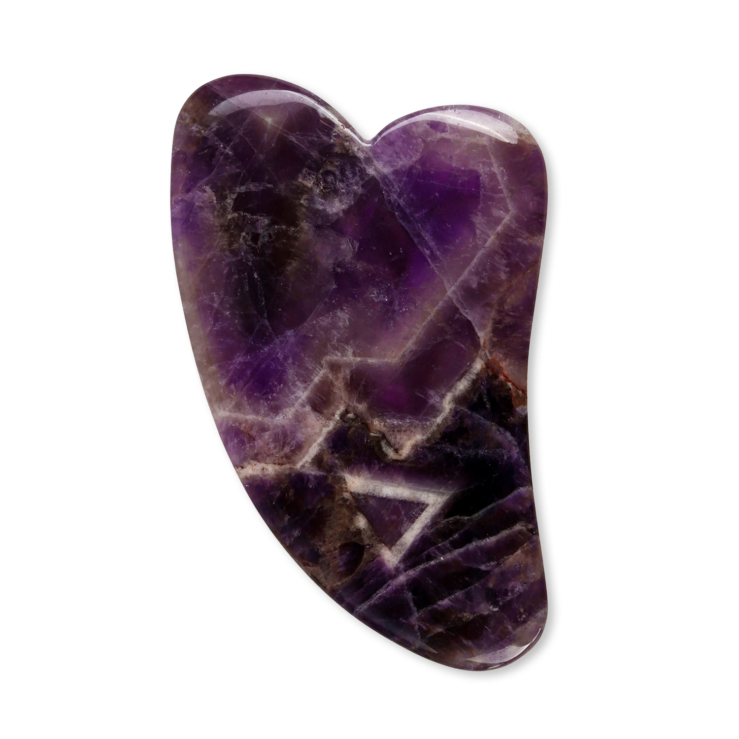 White Lotus Beauty amethyst gua sha facial tool, UK version