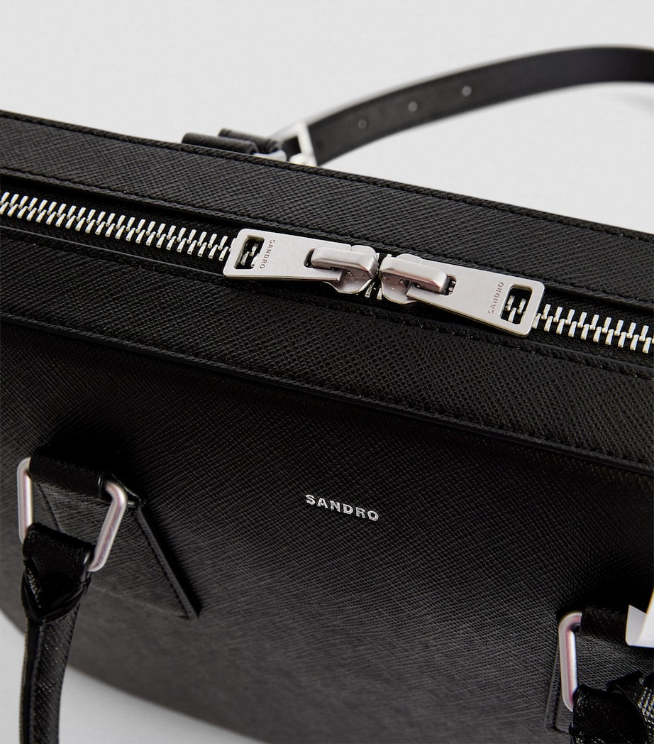 Sandro Paris leather slim briefcase (British brand)