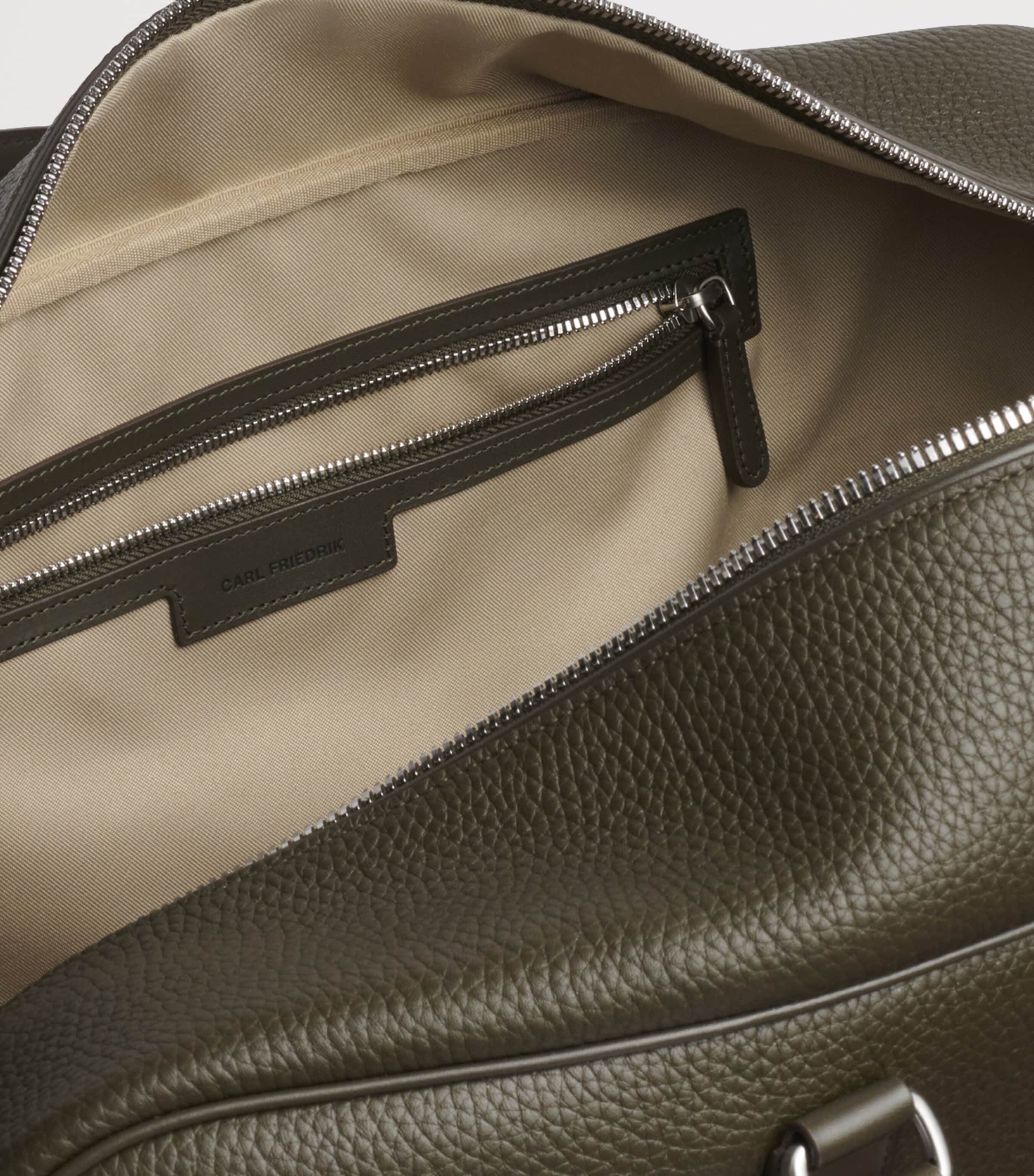 Carl Friedrik leather duffle bag - British product