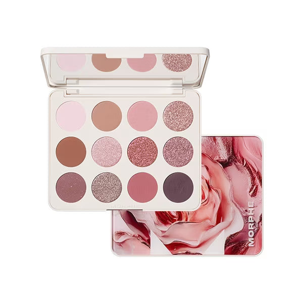 Morphe Rose Frequency Eyeshadow Palette 12 Pan, imported from the UK