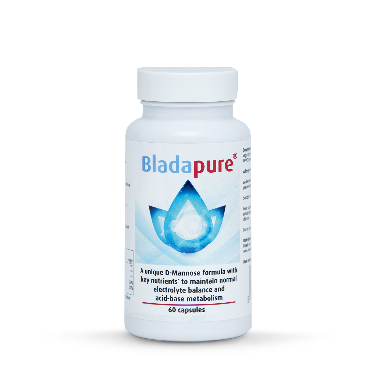 Bladapure D-Mannose Urinary Support Capsules 60 - British product