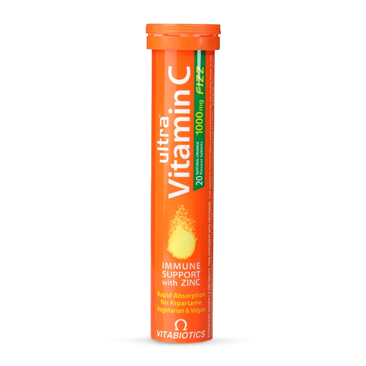 Vitabiotics vitamin c zinc effervescent tablets (British brand)