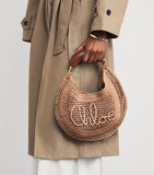 Chloé raffia banana shoulder bag (British brand)