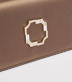 Malone Souliers satin Vivien clutch bag - British product