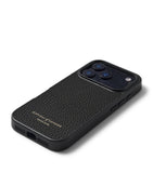Aspinal of London Grained Leather iPhone 17 Pro Case - British product