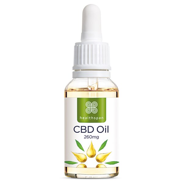 Healthspan Cbd Oil 260Mg - Oral Drops 10Ml GOODS Superdrug   