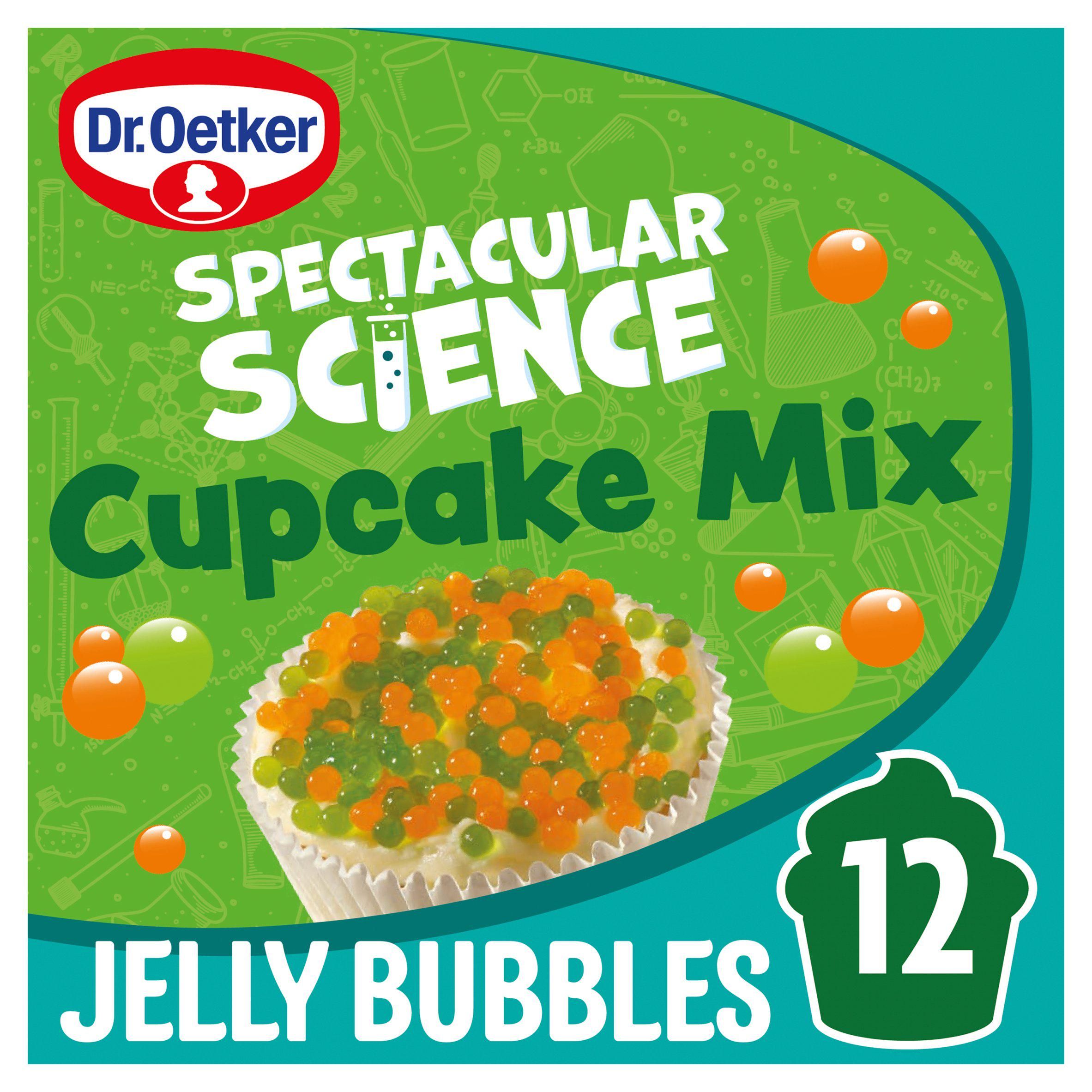 Dr. Oetker Science Squashable Jelly Bubbles Cupcake Mix 325g GOODS Sainsburys   