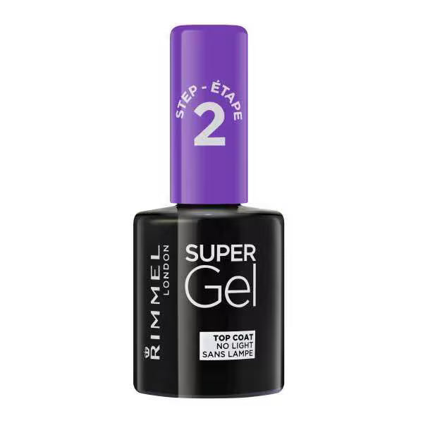 Rimmel Super Gel Nail Polish Top Coat, imported from the UK