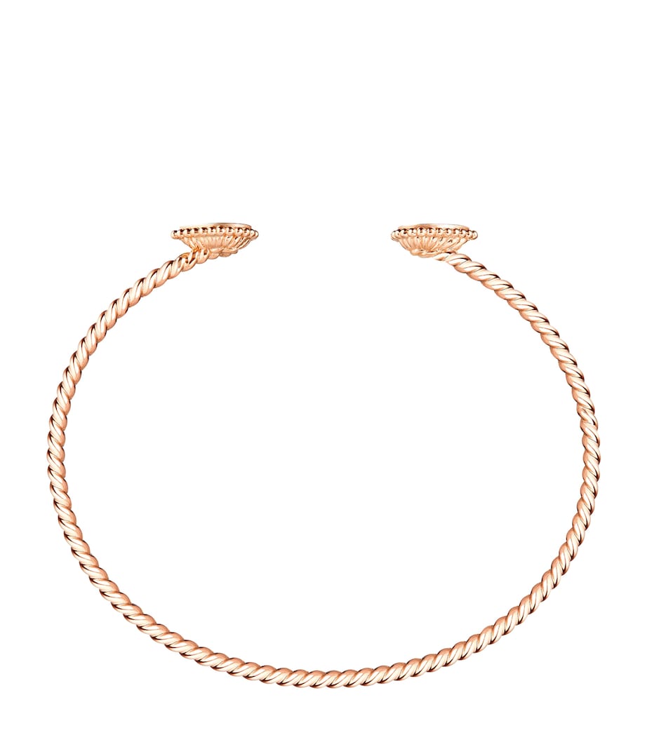 Boucheron rose gold diamond Serpent Bohème bangle (British brand)