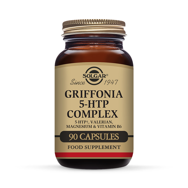 Solgar Griffonia 5-HTP Complex Sleep Support 90 Vegetable Capsules (British brand)