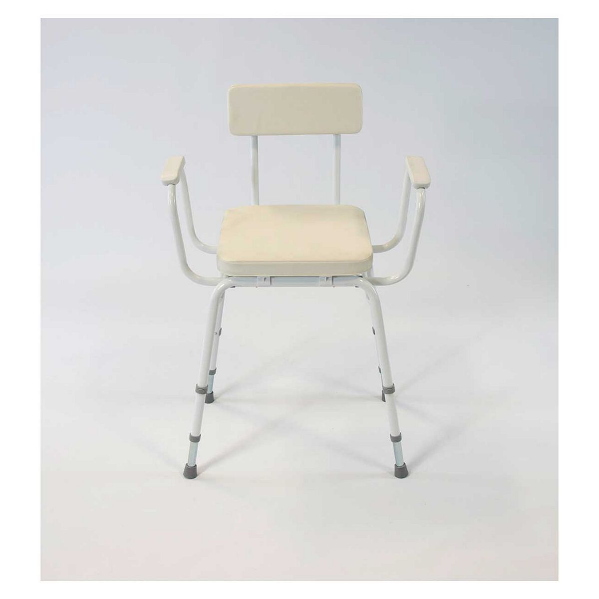 NRS Healthcare Malvern Stool with PU Arms & Padded Back GOODS Boots   