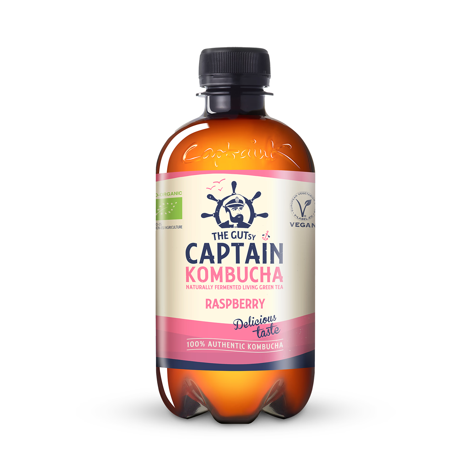 GUTsy Captain Kombucha California Raspberry 400ml (British brand)