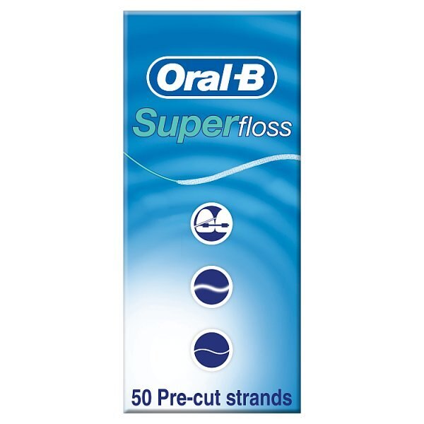 Oral-B Pre-Cut Superfloss Strands 50M GOODS Superdrug   