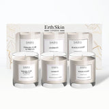 ErthSkin London candle set pack of 3 (British brand)