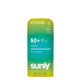 Attitude mineral sunscreen stick SPF 50 Unscented 60g - British product