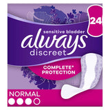 Always Discreet Incontinence Liners Normal 24, For Sensitive Bladder GOODS Boots   