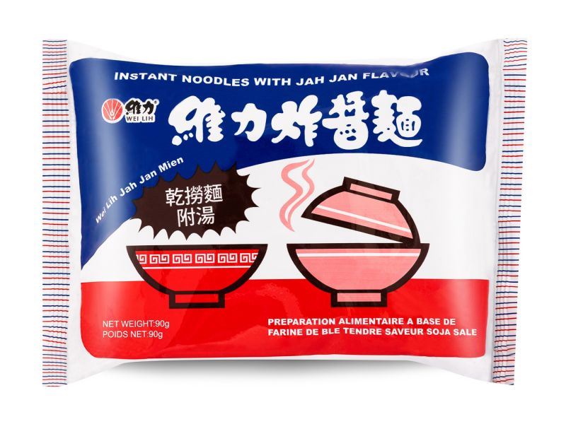 Wei Lih instant noodles Jah Jan flavour (British brand)